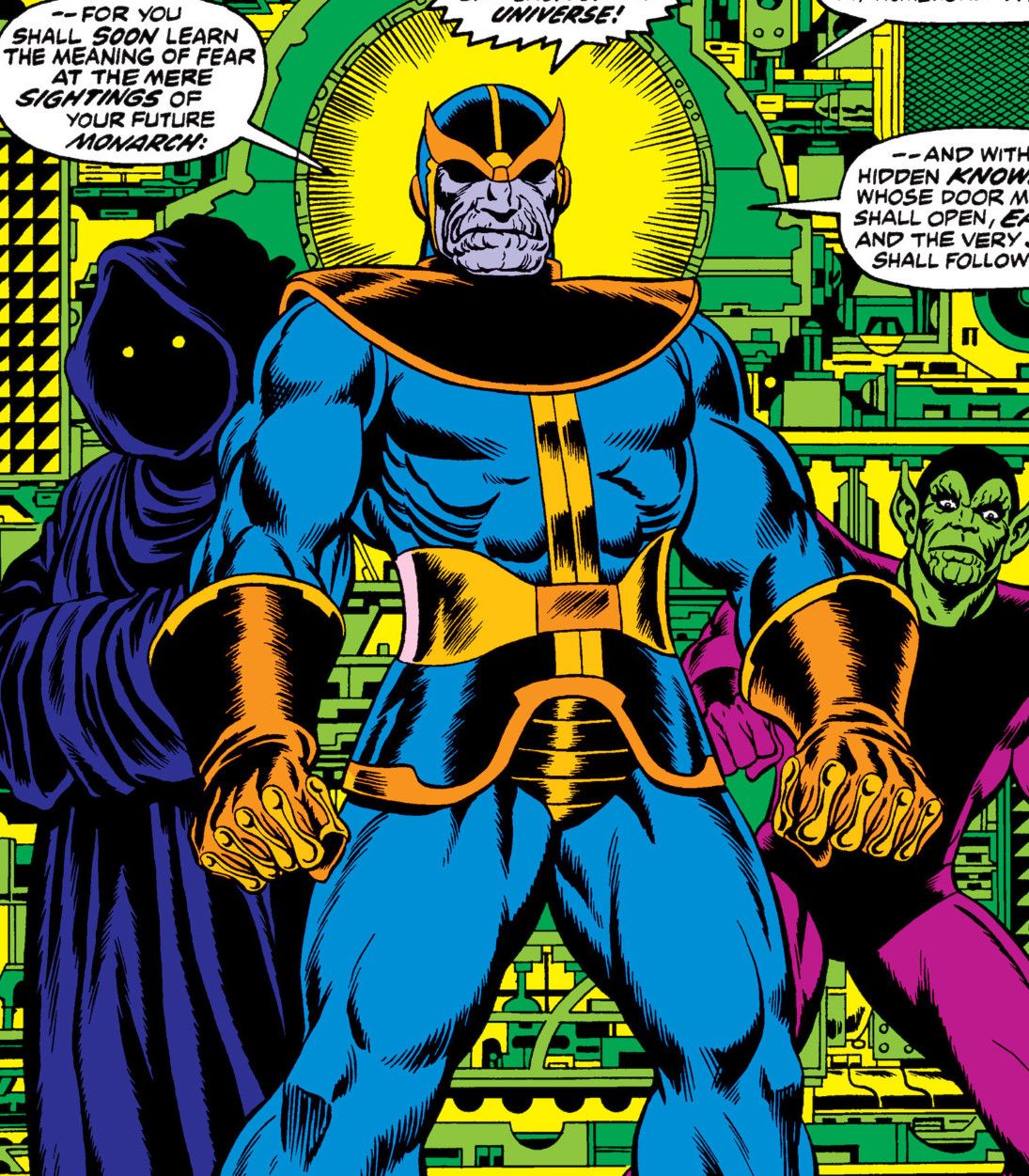 Thanos Classic Comic Vertical