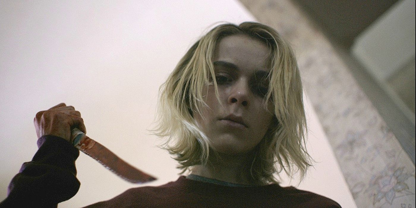 The Blackcoats Daughter Kiernan Shipka Knife