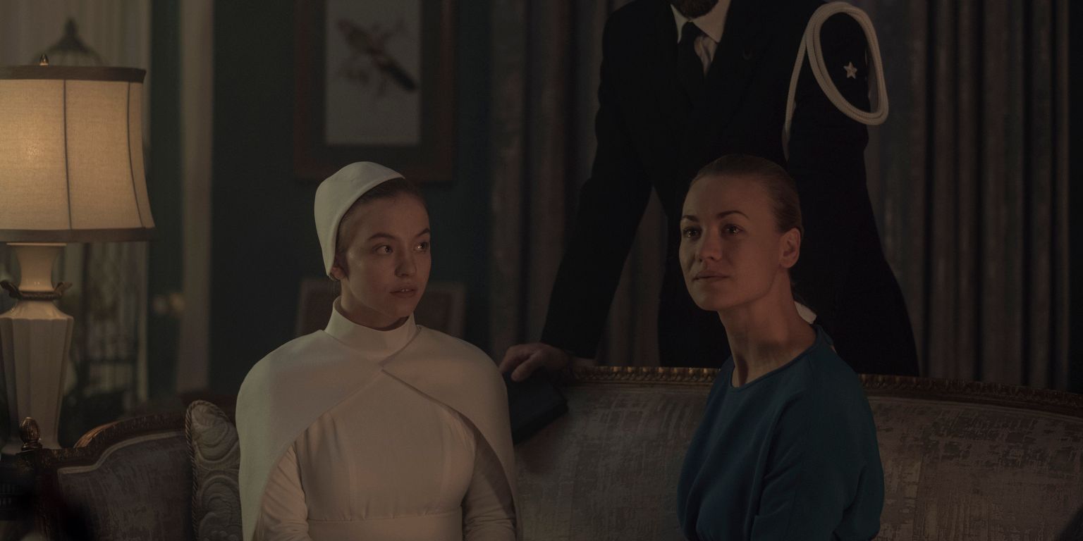 Eden Blaine and Serena Joy Waterford on The Handmaid's Tale
