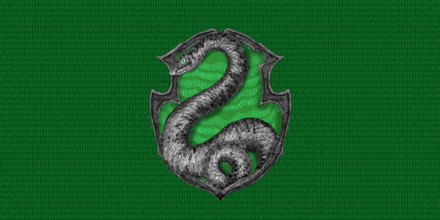 The House of Slytherin crest
