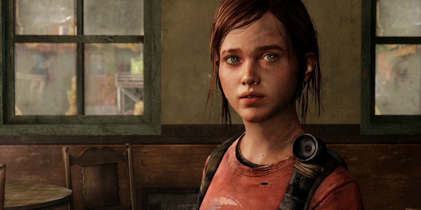 Ellie looking sad in The Last of Us 