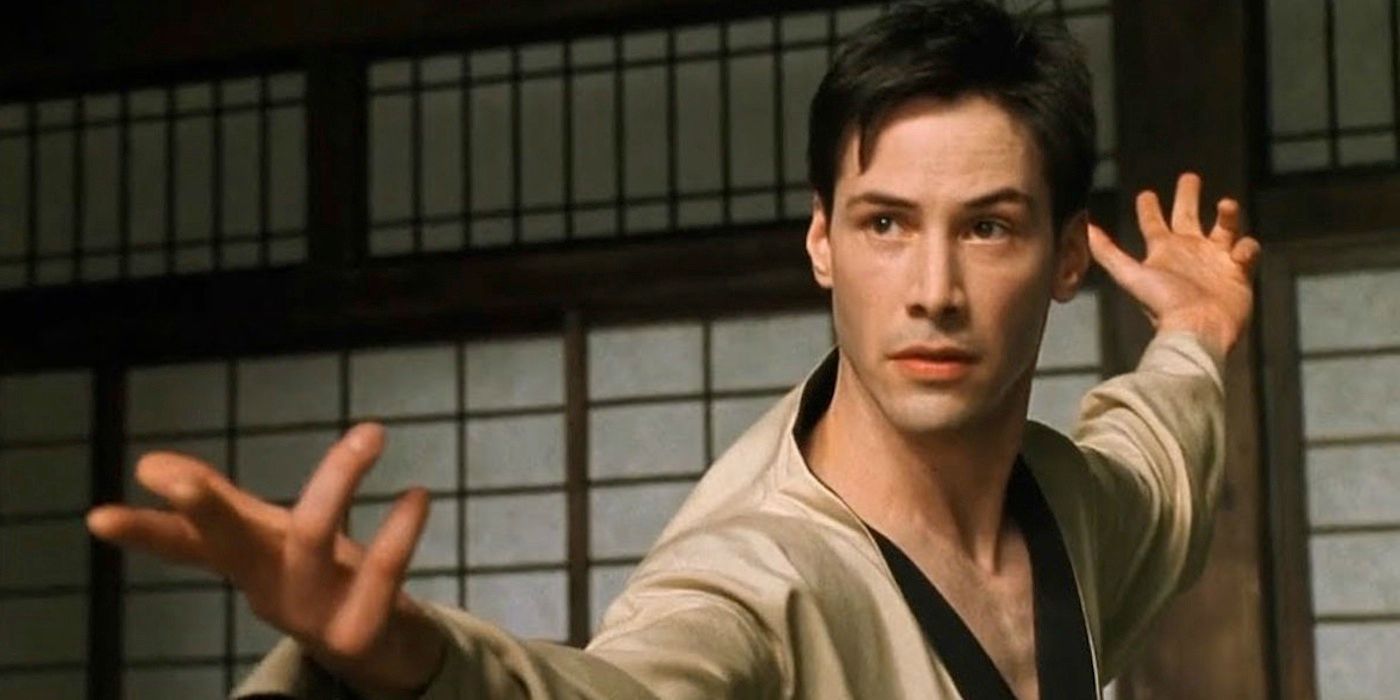 The Matrix Keanu Reeves Dojo Karate