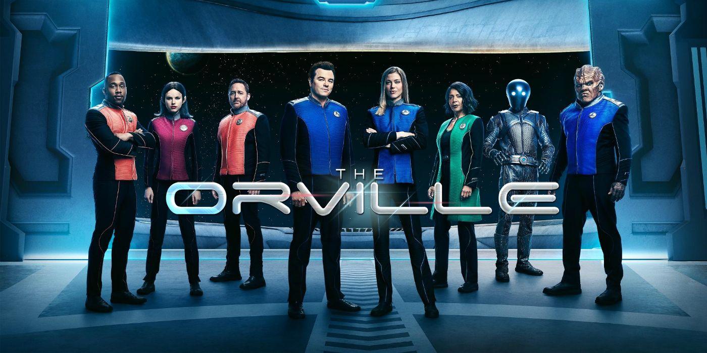 The cast of The Orville in costume