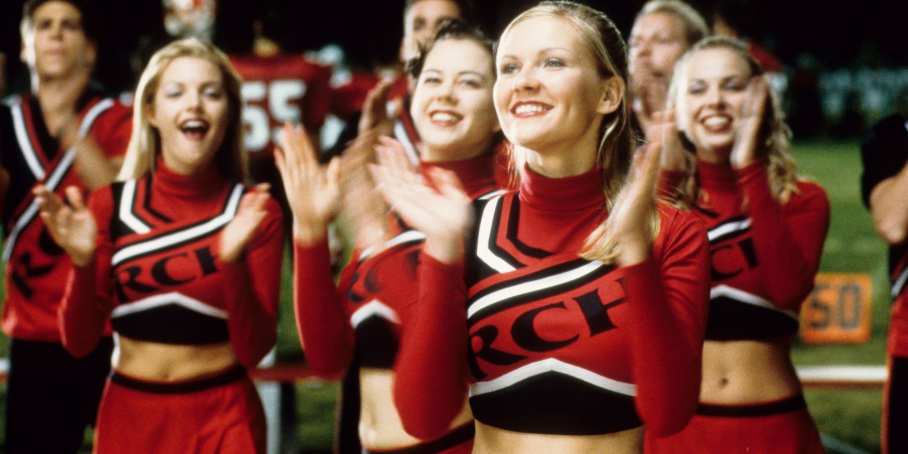 The Toros cheer at a football game in Bring It On