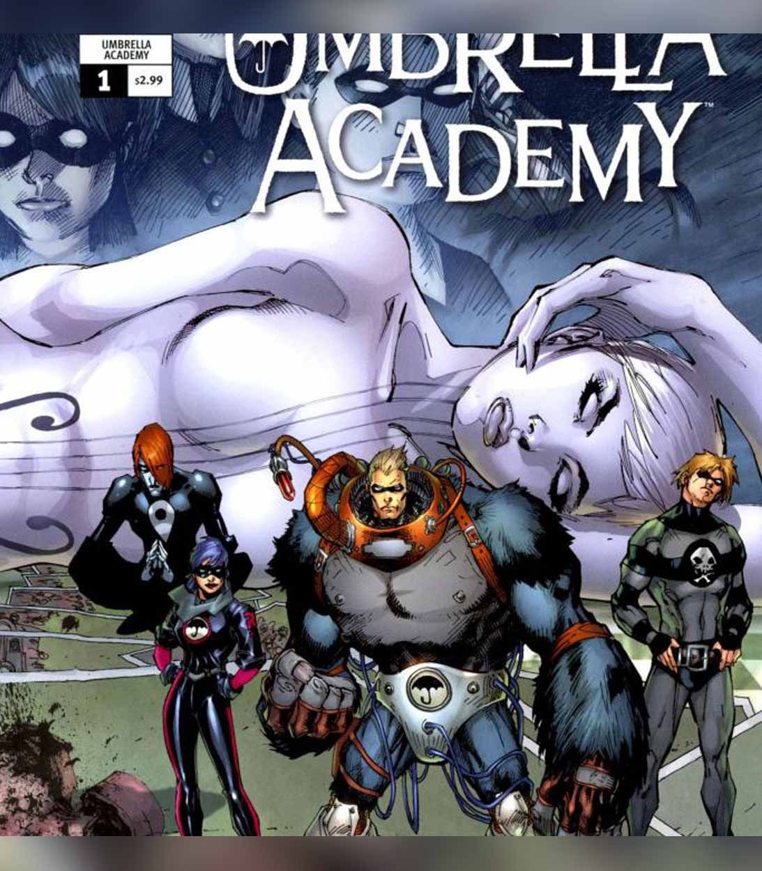 The Umbrella Academy Comic Book Cover vertical