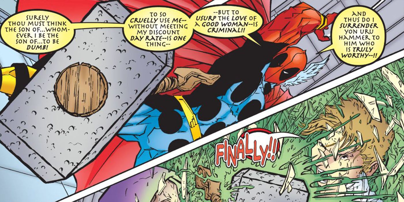 Thor Deadpool Breaks Free