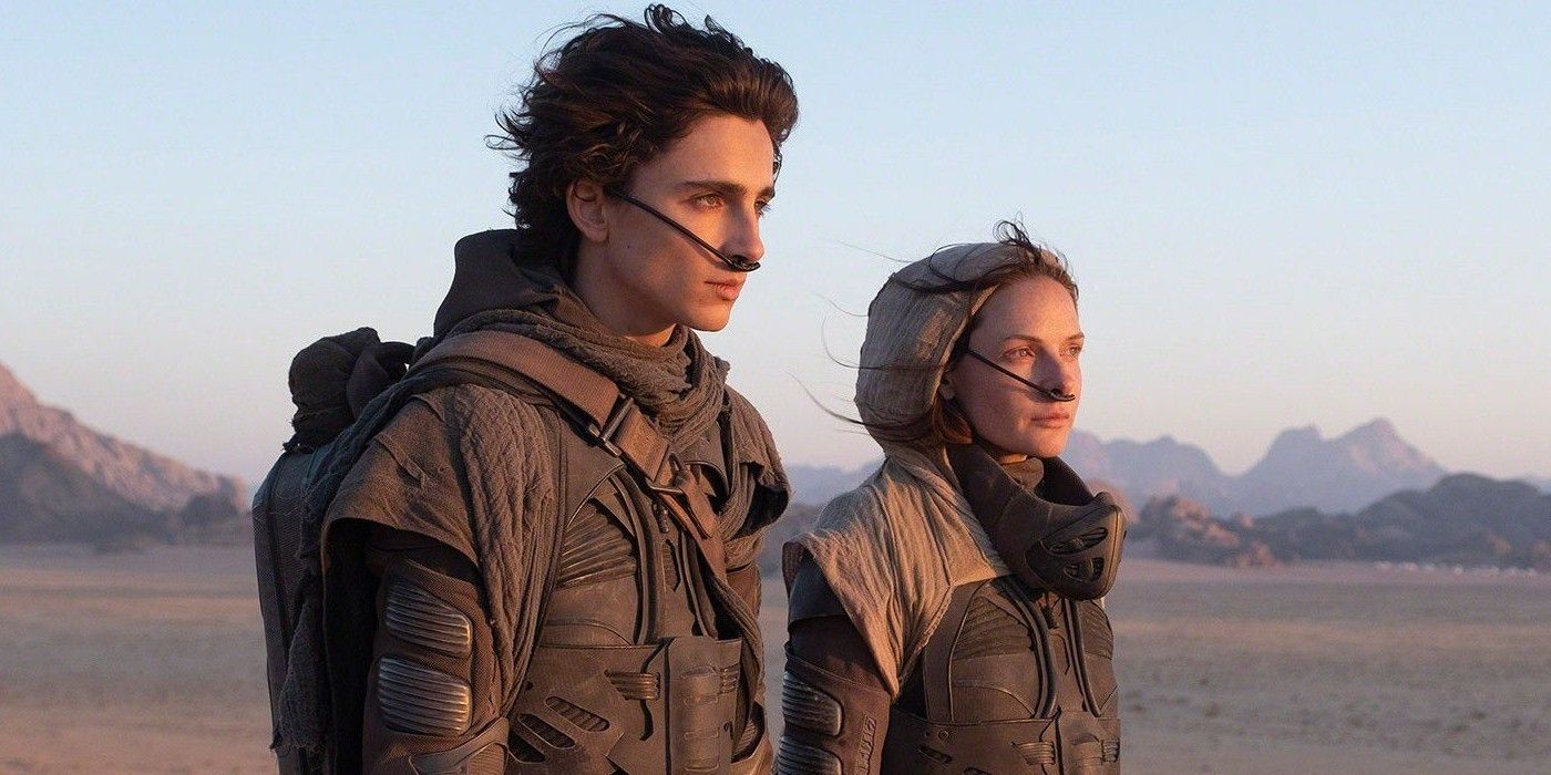 Paul and Jessica at the desert in Dune