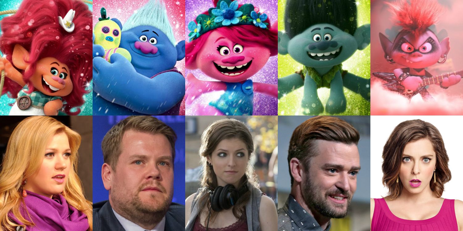 Trolls World Tour Voice Cast Guide What The Actors Look Like In Real Life