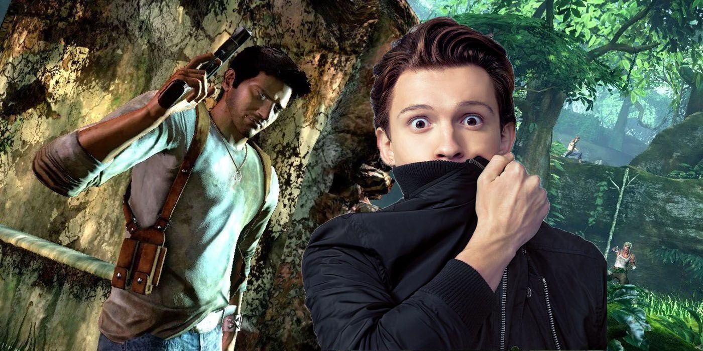 Custom image of Uncharted and Tom Holland