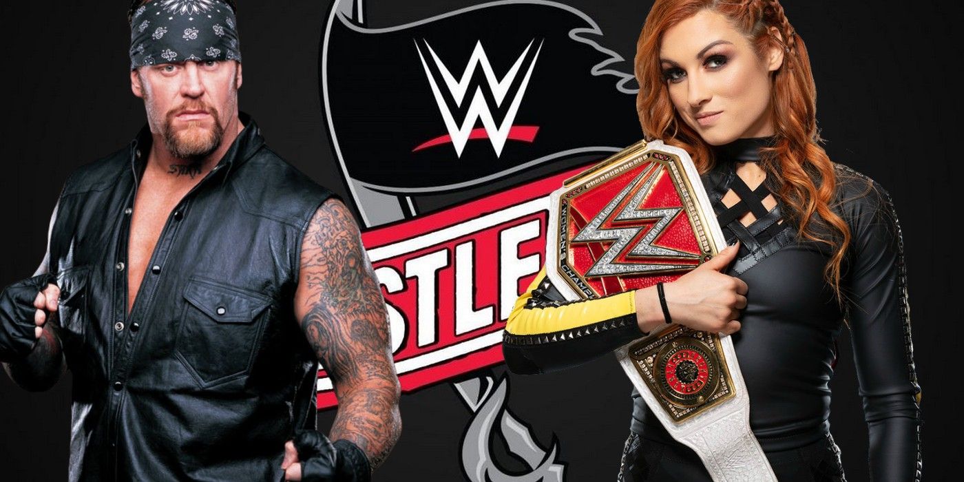 Undertaker and Becky Lynch in WWE Wrestlemania