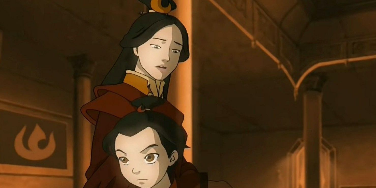 Young Azula and her mother in Avatar The Last Airbender