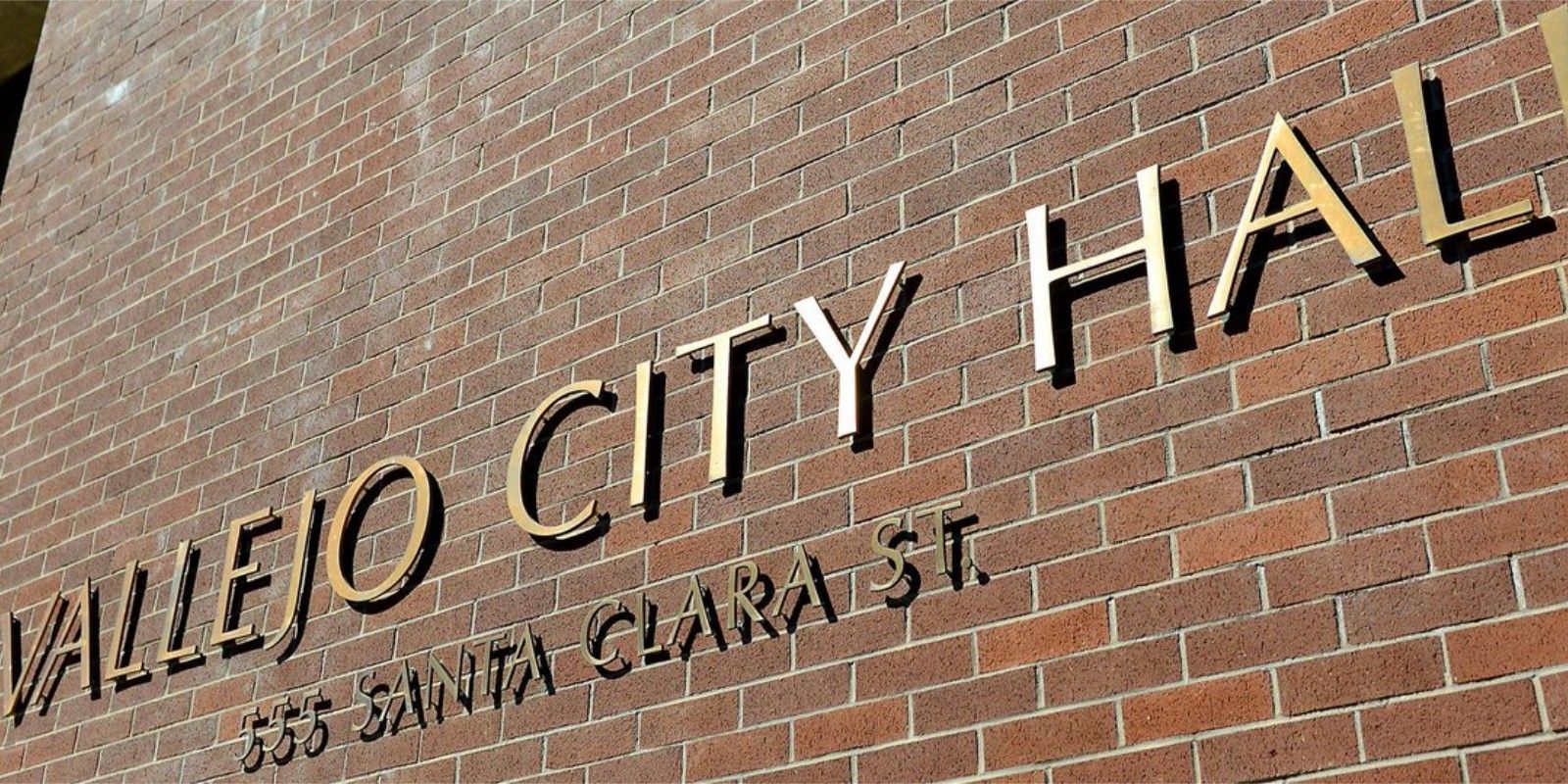Vallejo City Hall sign