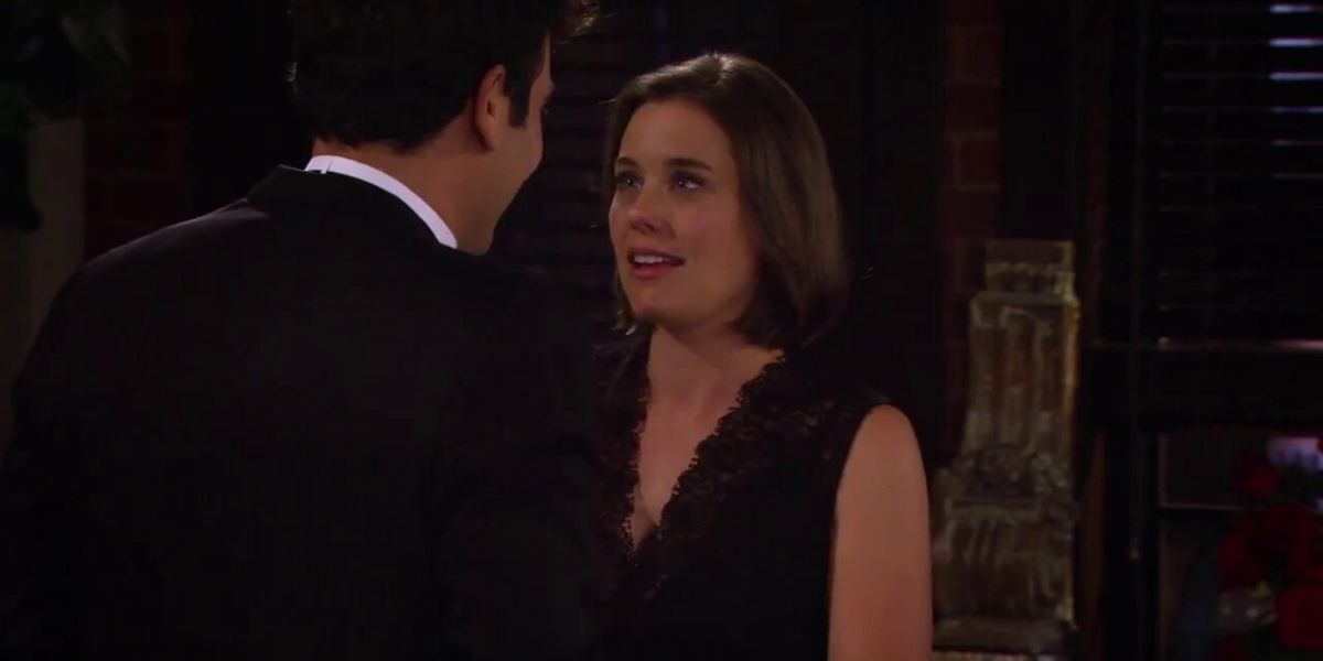 Victoria gazing up at Ted