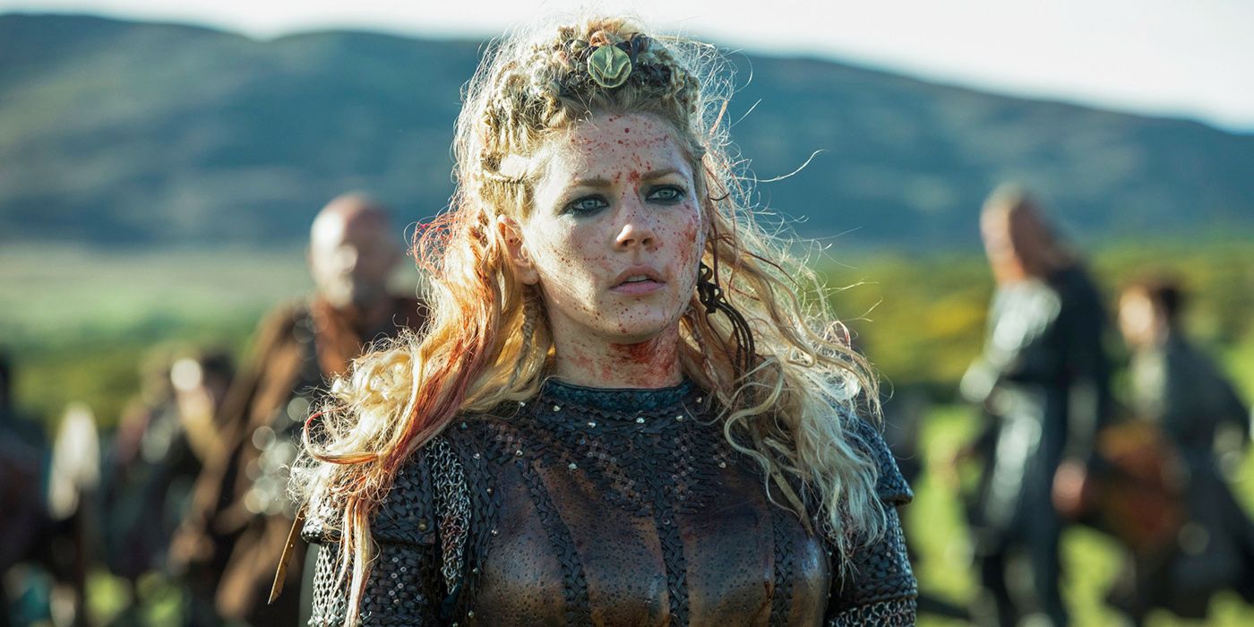 Vikings Lagertha blood battle