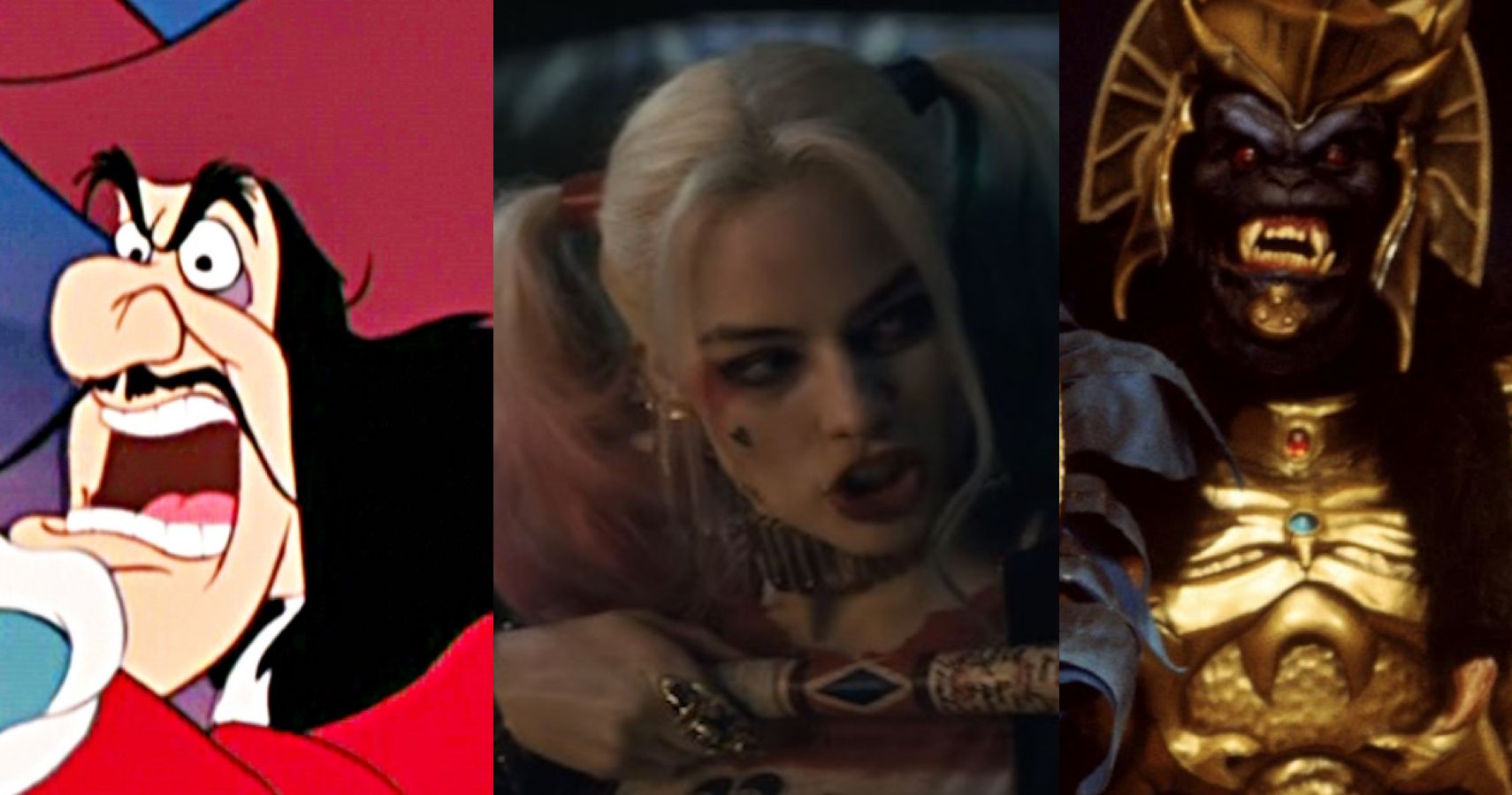 Villains In Hufflepuff Captain Hook Harley Quinn Goldar