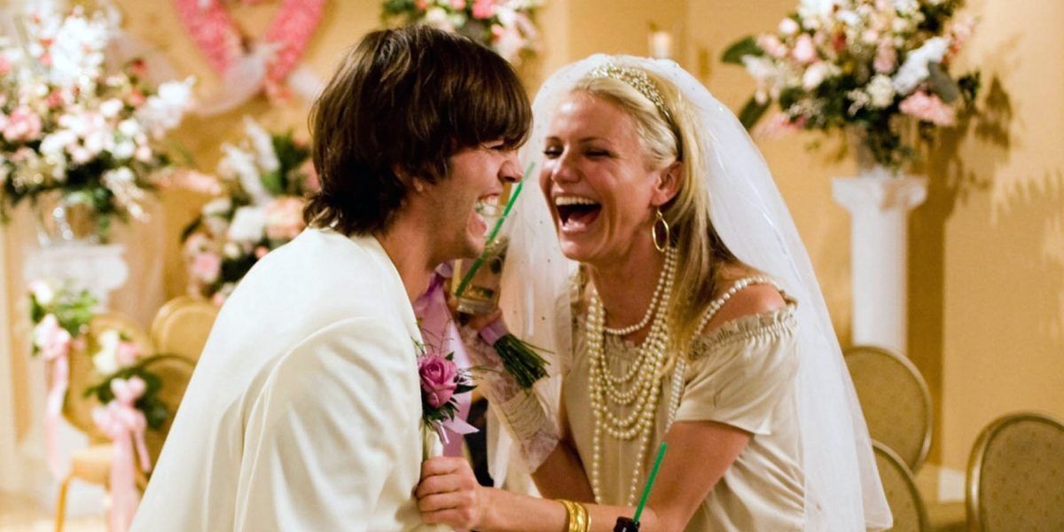 Ashton Kutcher and Cameron Diaz getting married in What Happens in Vegas