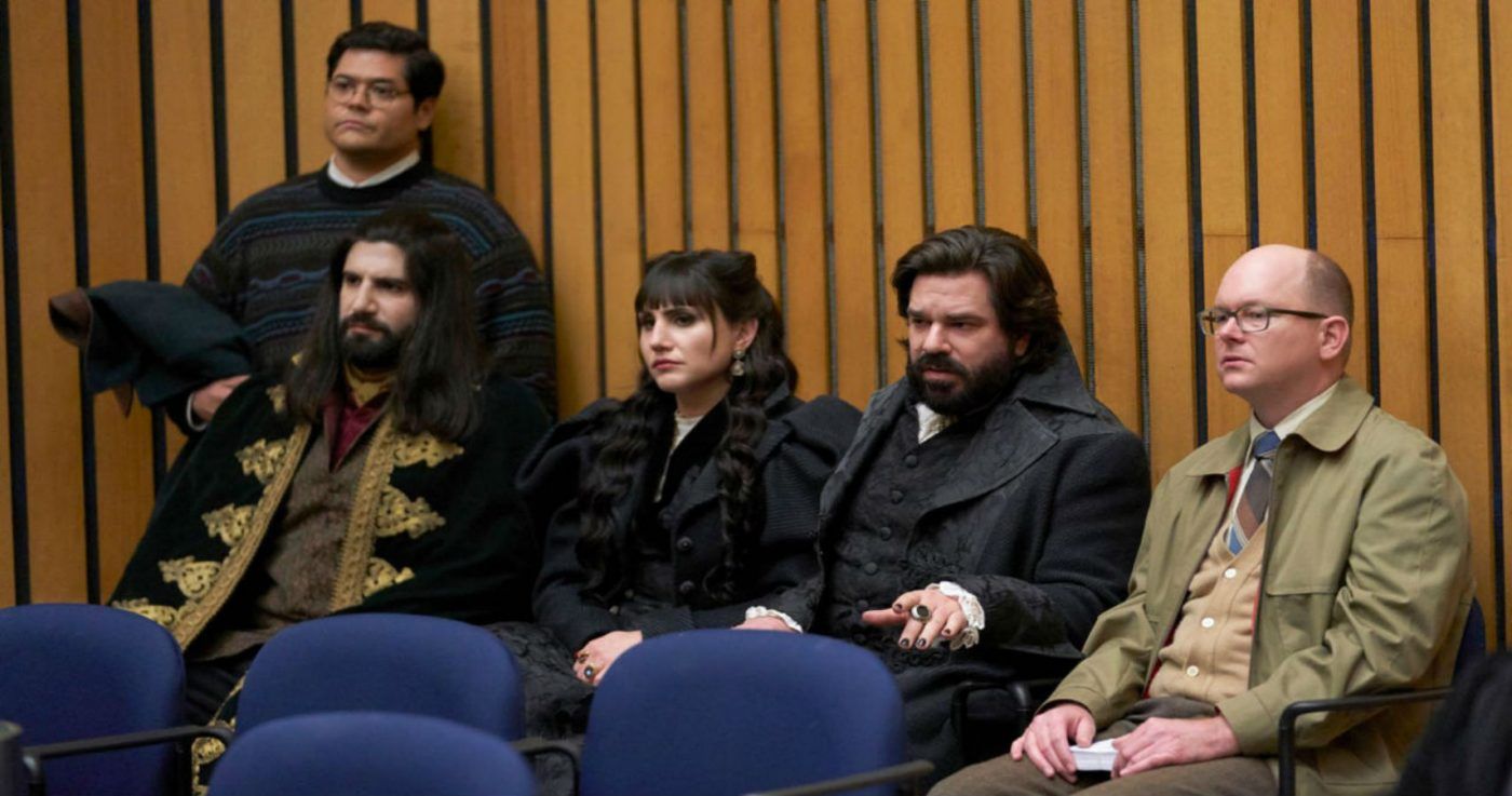 Guillermo and the vampires at a city council meeting