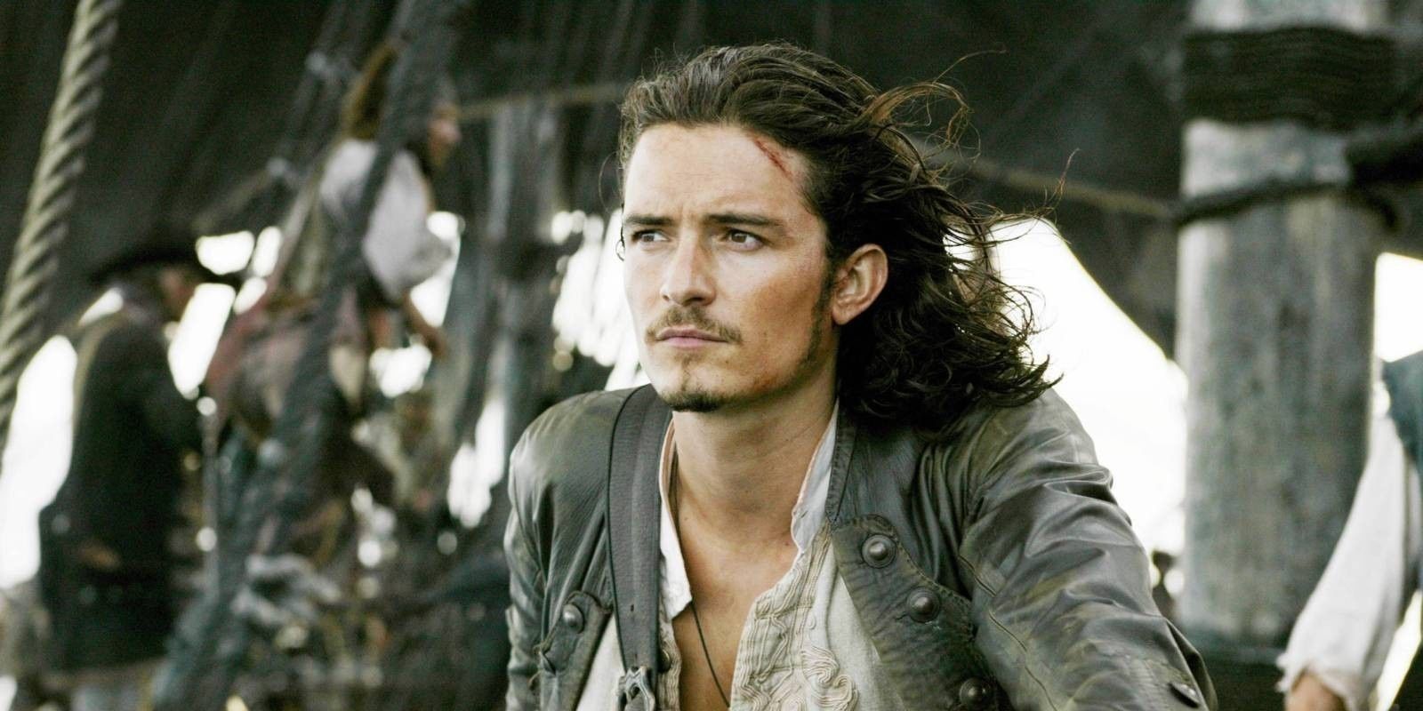 Will Turner standing on a ship