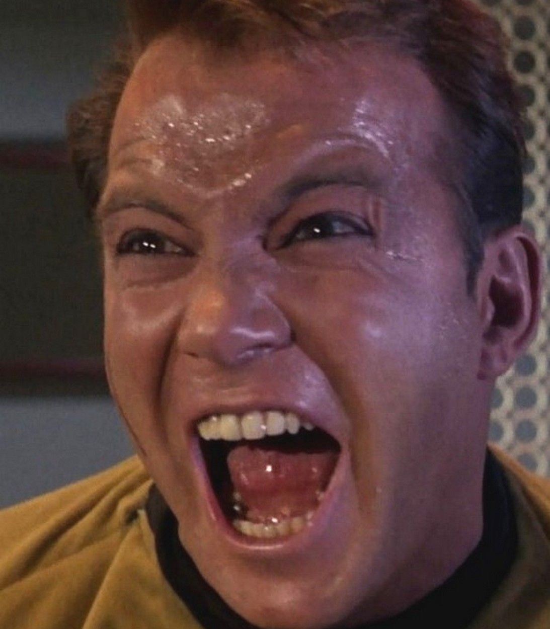 William Shatner as Evil Kirk in Star Trek vertical