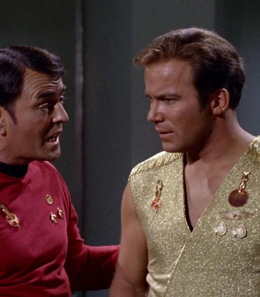 William Shatner as Mirror Kirk in Star Trek vertical