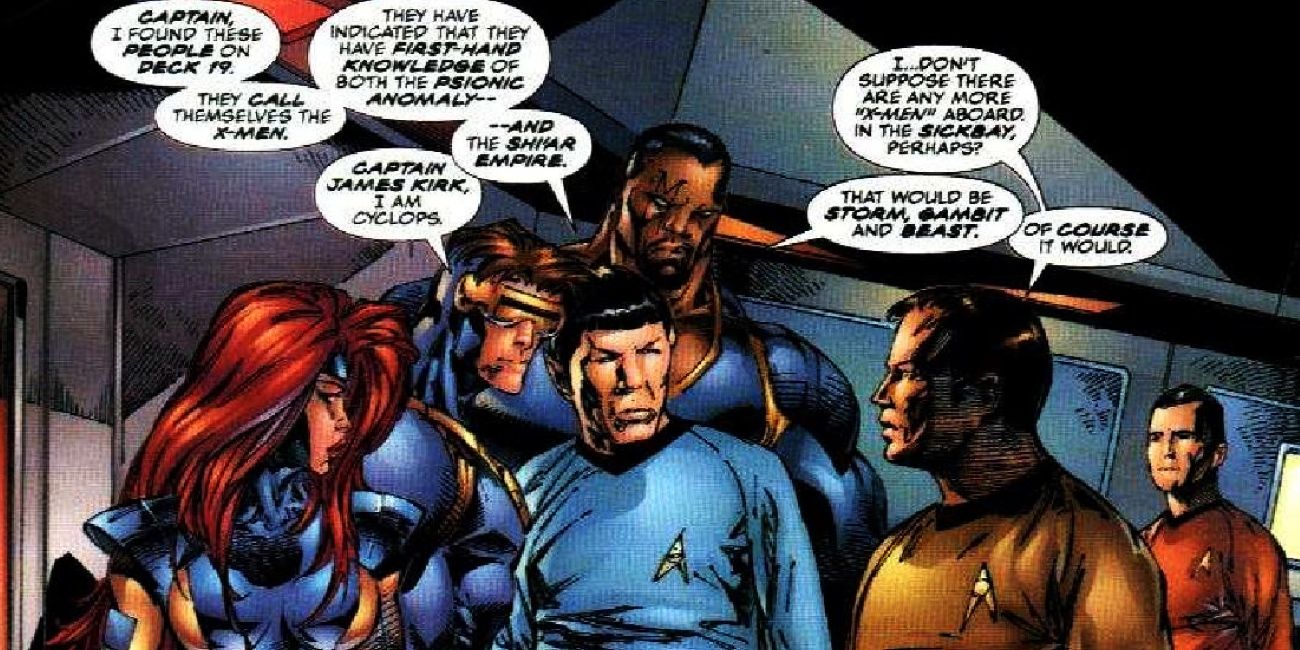 X-Men Star Trek Comic Crossover