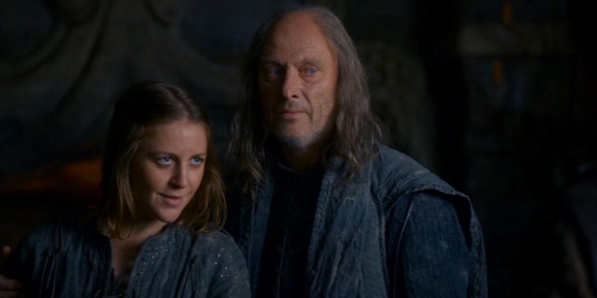 Yara and Balon Greyjoy in Game of Thrones