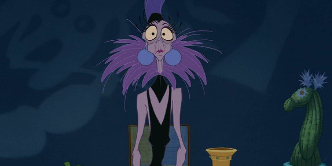 Yzma em A Nova Onda do Imperador (Reprodução / Disney)