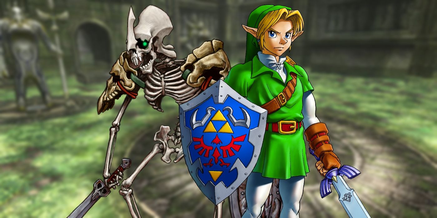 Zelda Twilight Princess Undead Stalfos Hero of Time Link From Ocarina