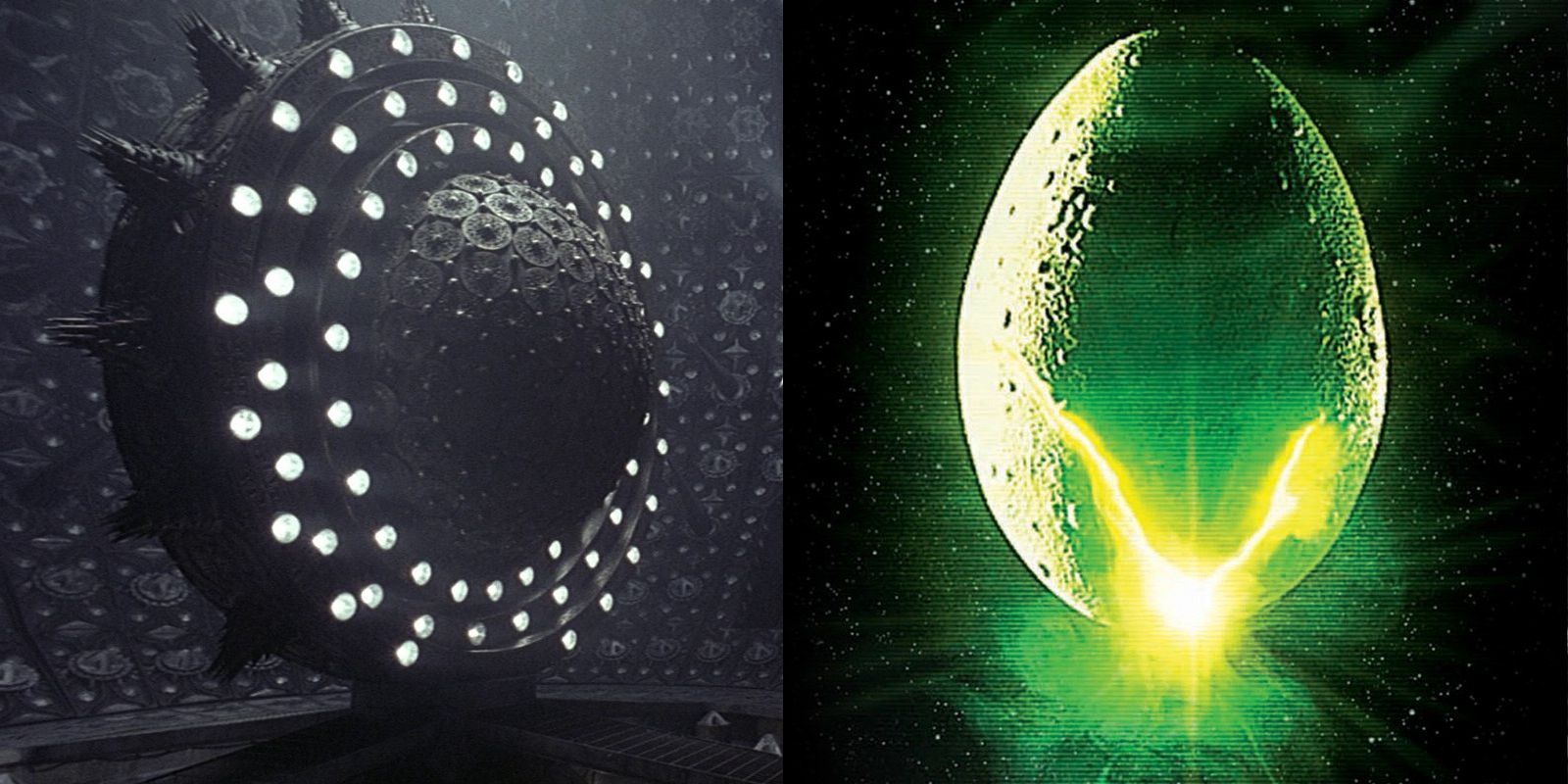 The sphere from Event Horizon and the egg from Alien.