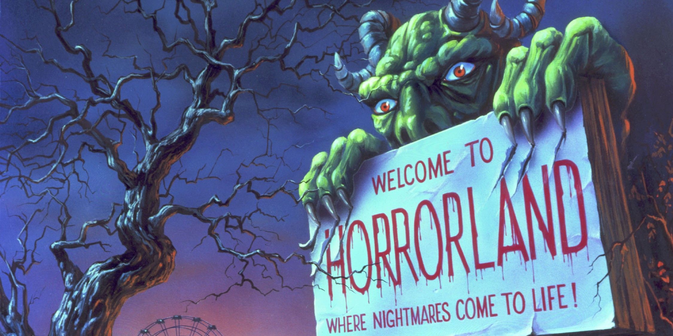 The Welcome to Horrorland Goosebumps book cover.