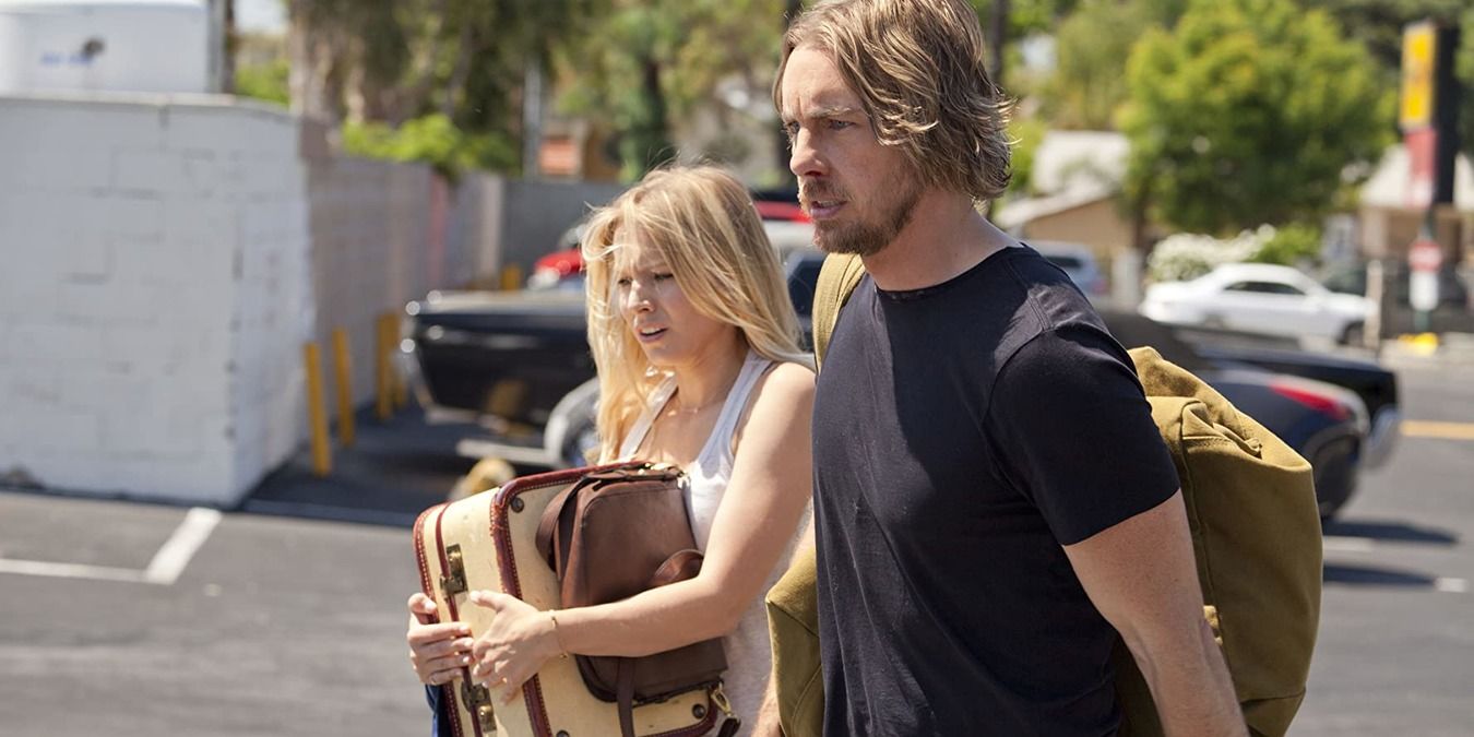Dax Shepard and Kristen Bell in Hit and Run