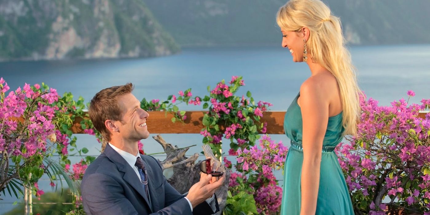 Jake Pavelka proposes to Vienna Girardi in The Bachelor