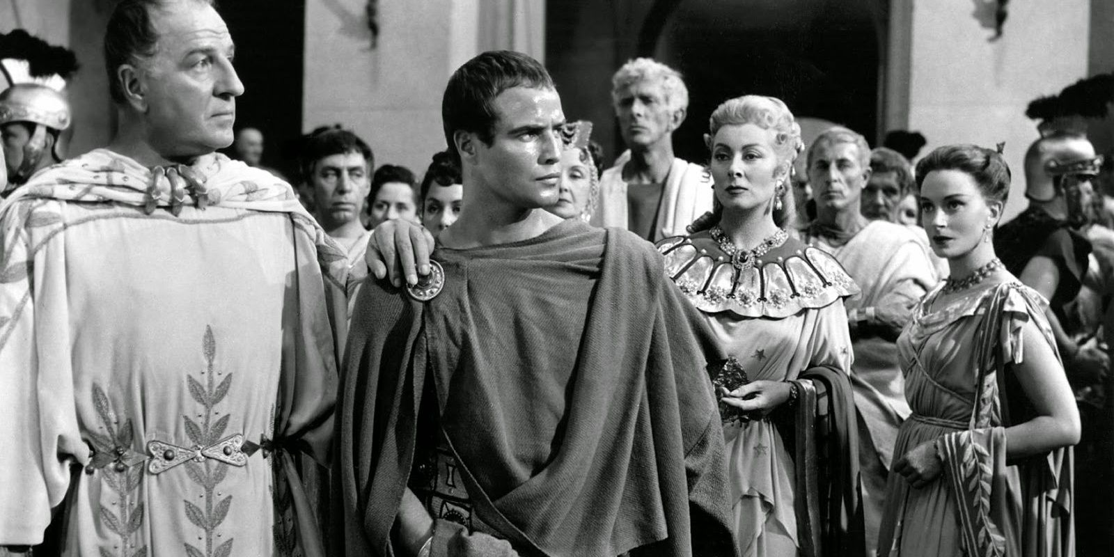 Still photo from Julius Caesar film production