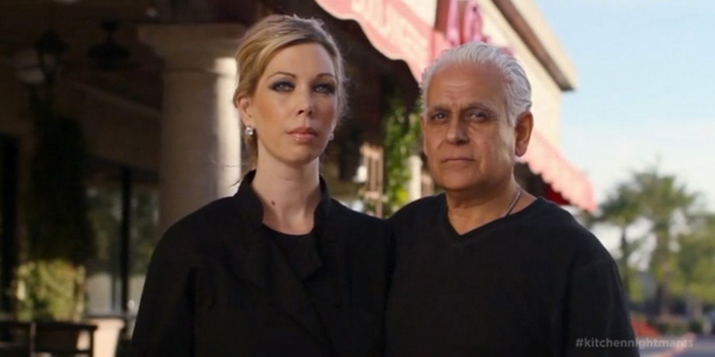 Two former owners of Amy's Baking Company posing from one of the most popular episodes of Kitchen Nightmares.