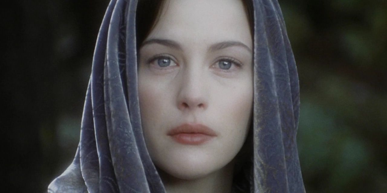 Arwen crying in The Lord of the Rings