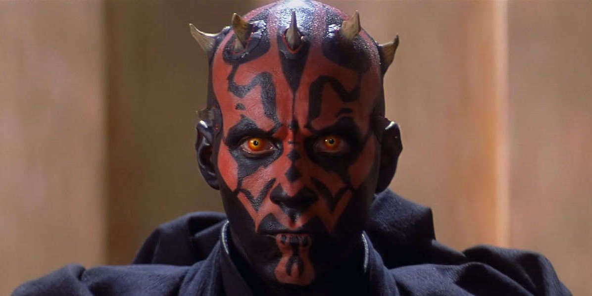 Darth Maul in The Phantom Menace.