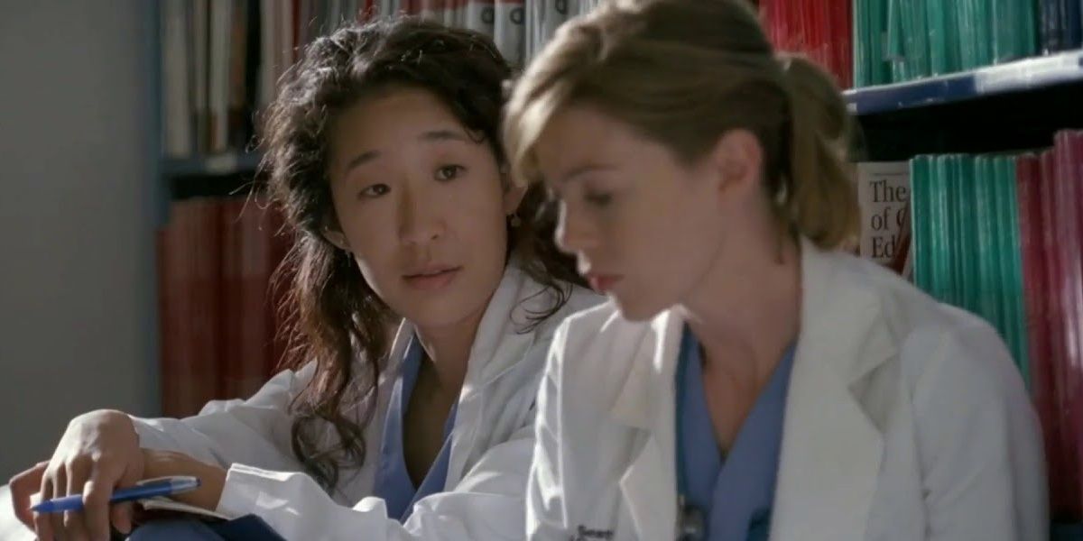 Cristina with Mer at the library in A Hard Day&rsquo;s Night
