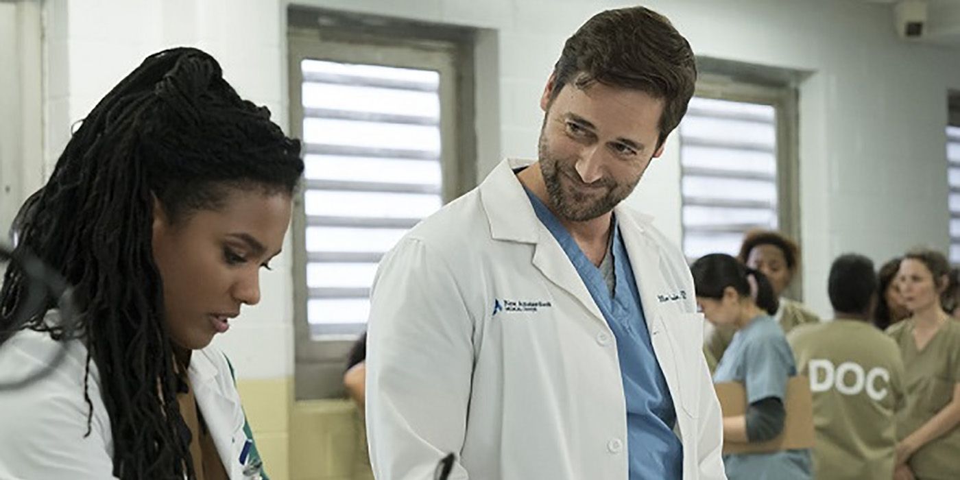 A doctor grins in New Amsterdam