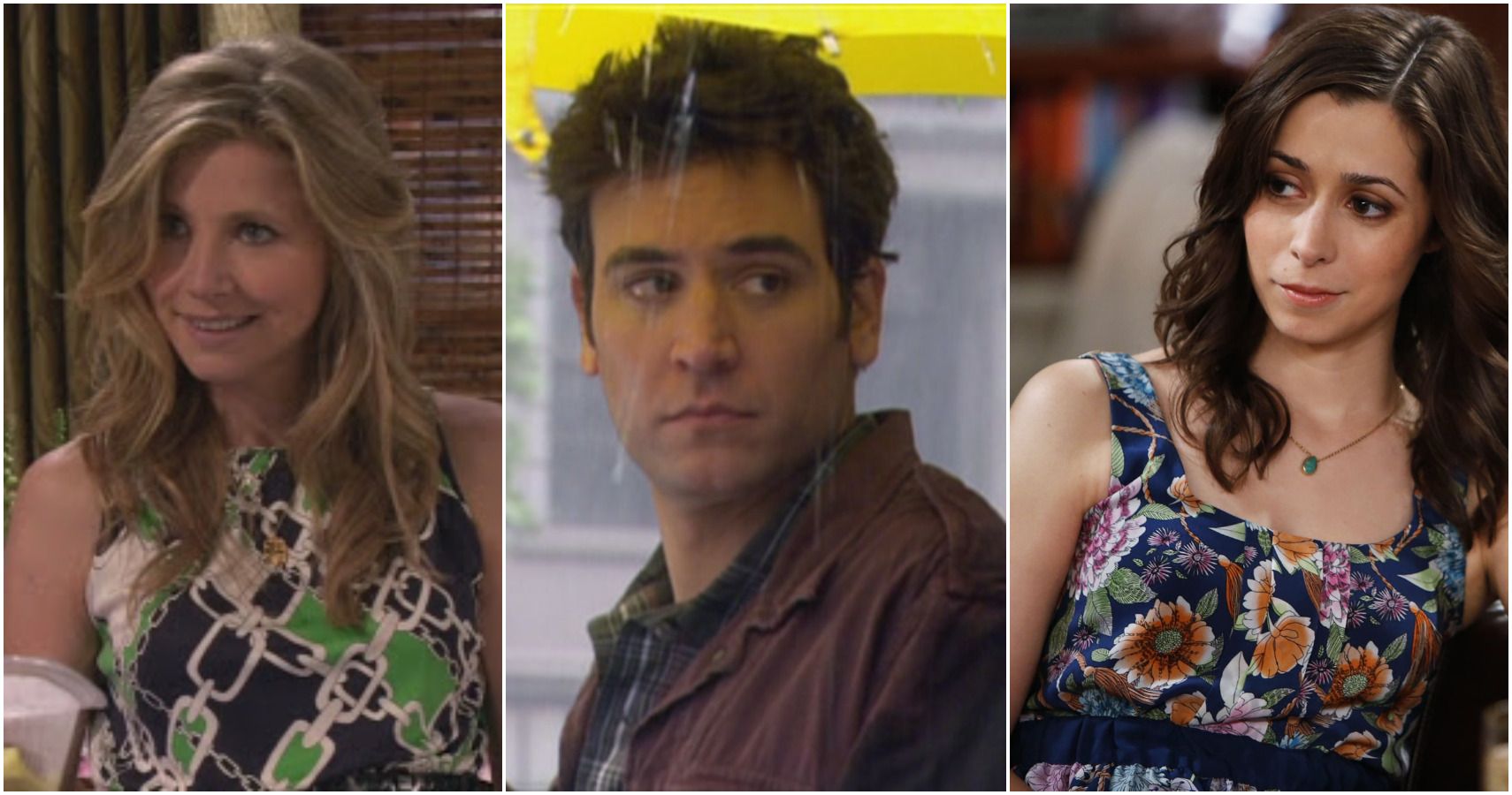 Split image of Stella, Ted, and Tracy