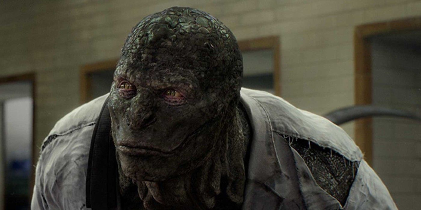 rhys ifans as the lizard in amazing spider-man