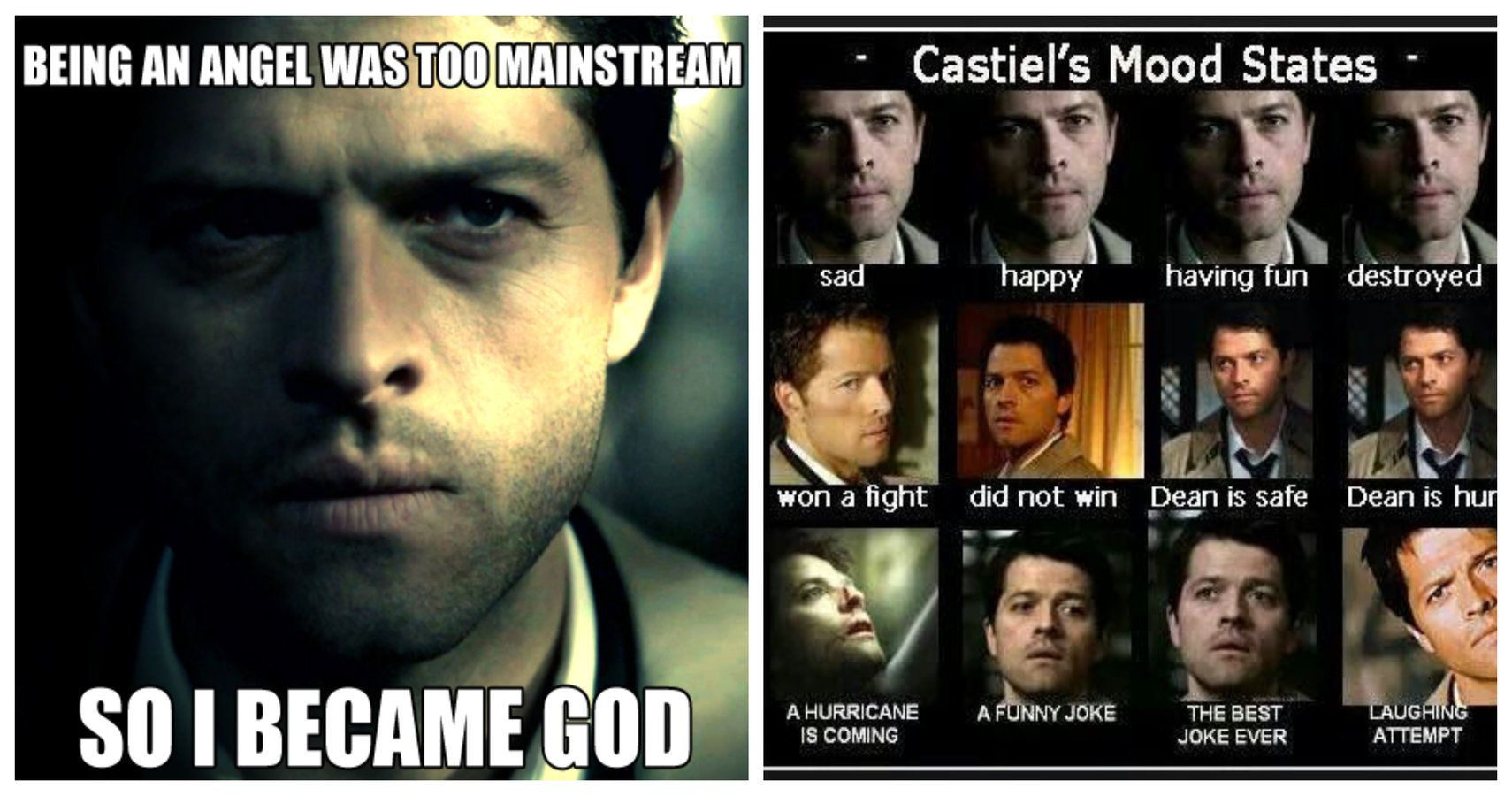 Supernatural 10 Castiel Memes That Will Have You CryLaughing