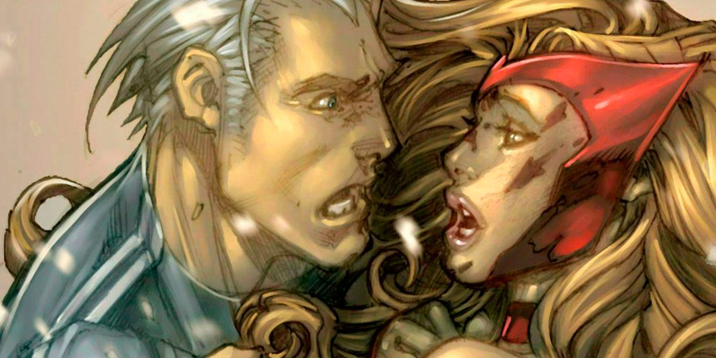 Ultimate Quicksilver and Scarlet Witch by Joe Madureira