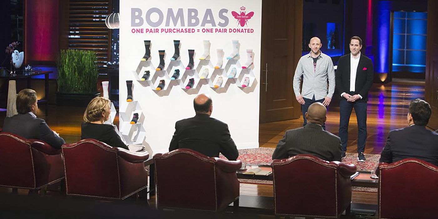 Bombas socks presentation on shark tank