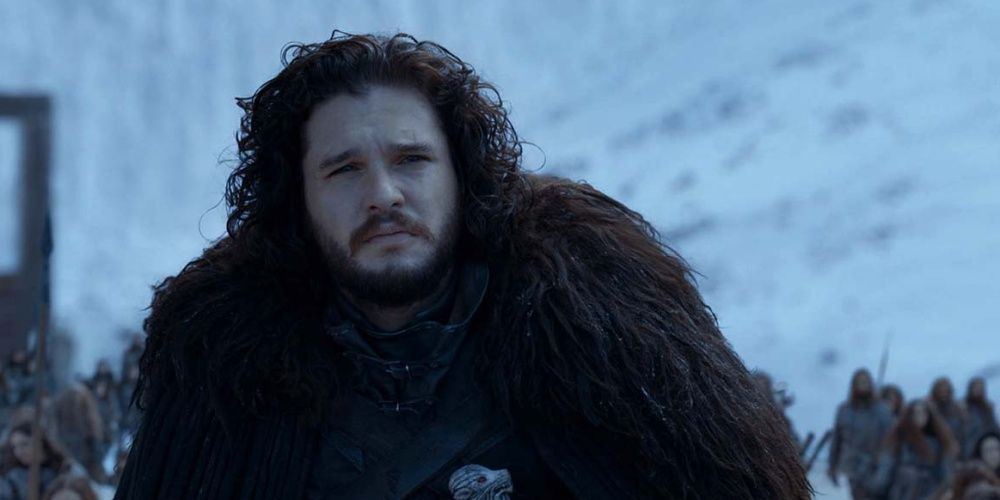 Jon Snow heading beyond the Wall in Game of Thrones