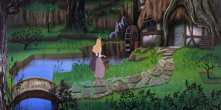 Wallpaper Castles Cottages The Homes Of Our Favorite Disney Characters Desktop Wallpaper