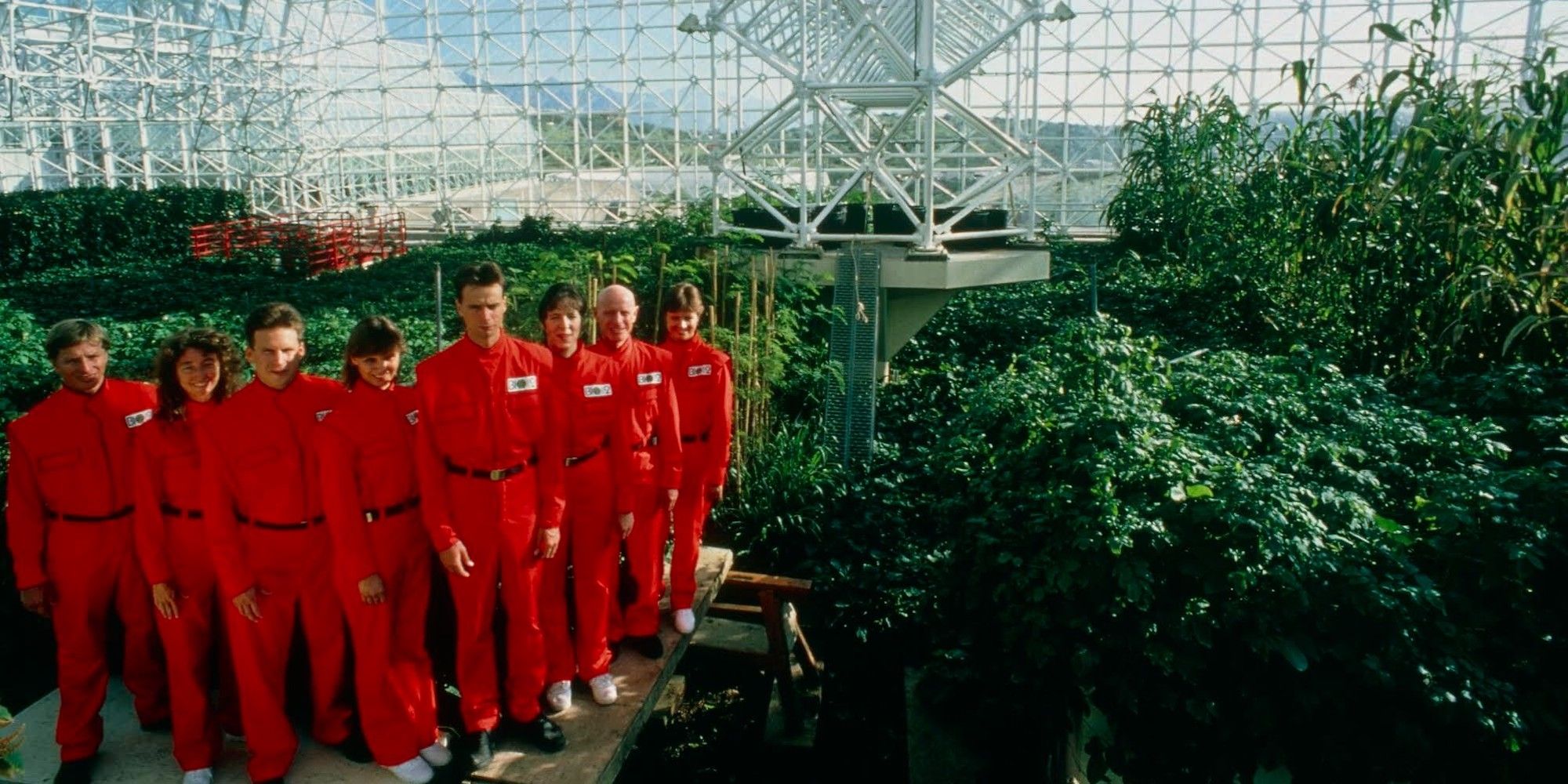 Biosphere 2 crew in Spaceship Earth