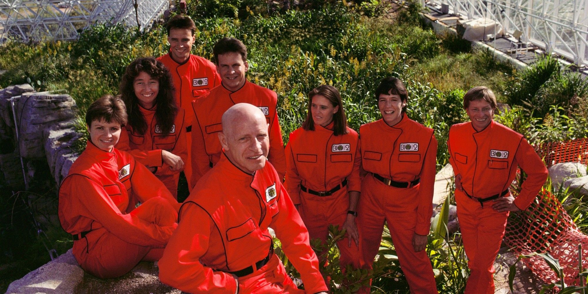 Biosphere 2 crew in Spaceship Earth