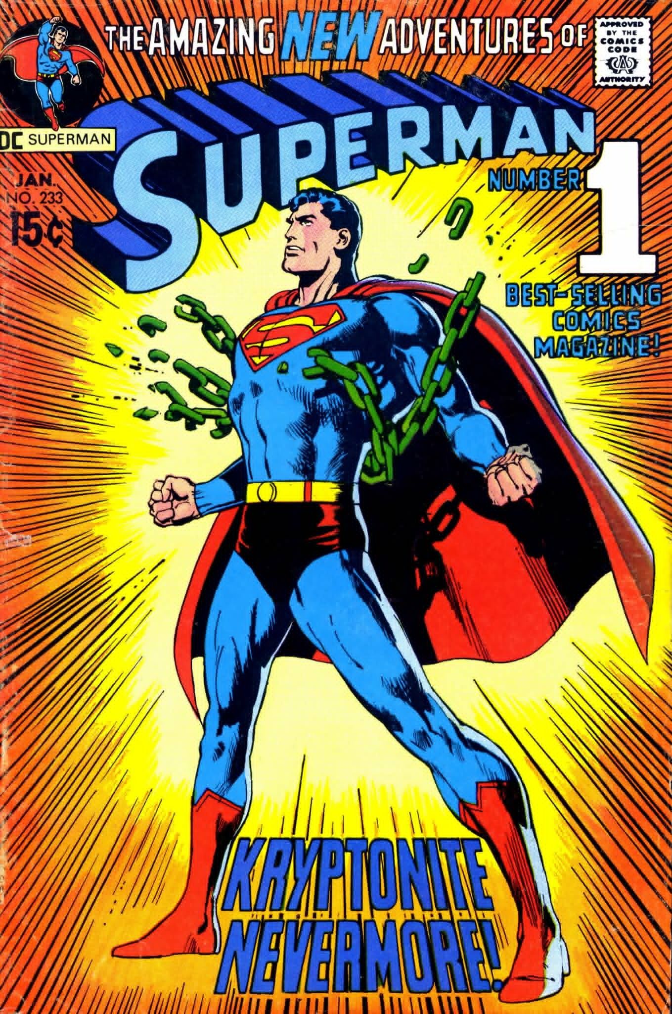 superman 233 cover