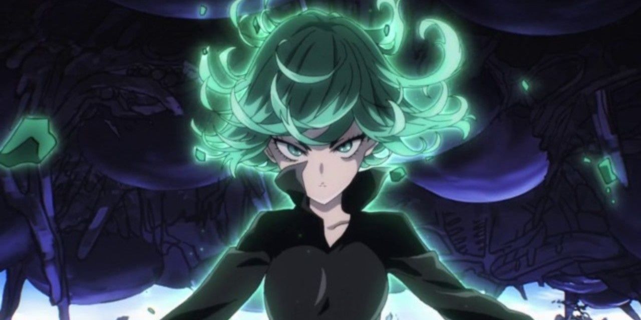 Tatsumaki stands strong using her psychic abilities in One Punch Man