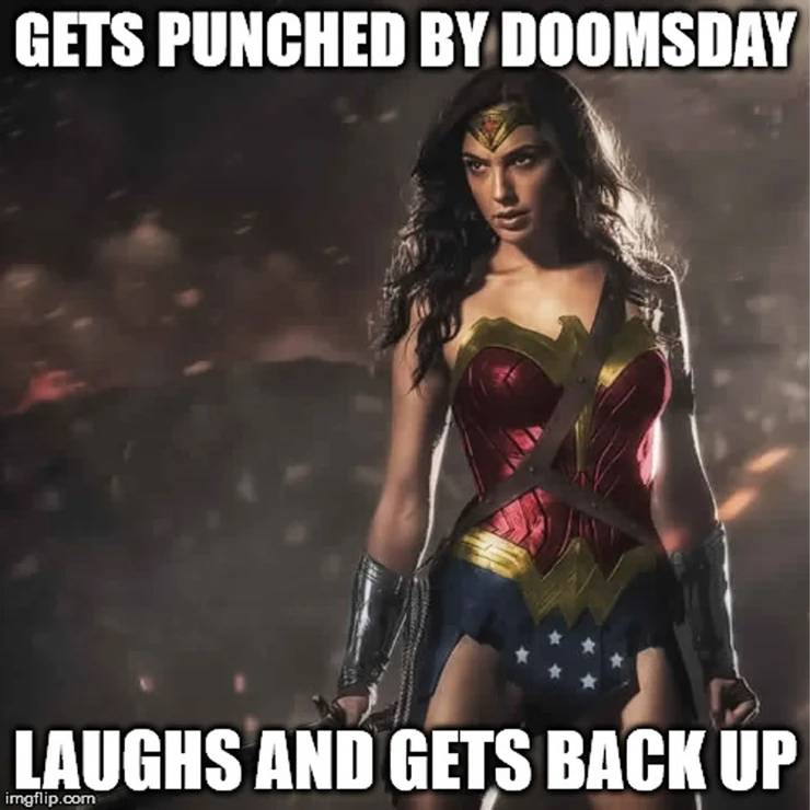 wonder woman meme doomsday